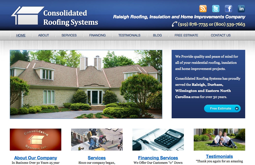 Consolidated Roofing Systems Raleigh